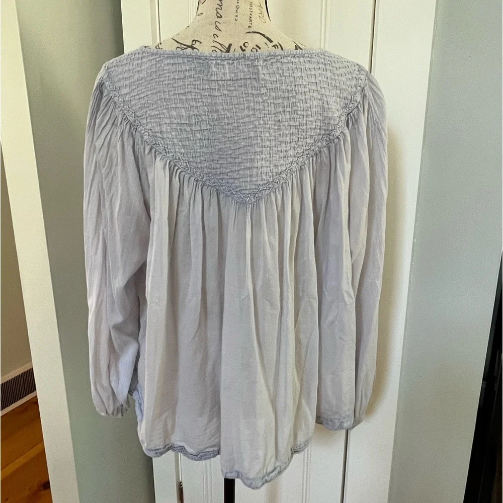 Free People Lilac Colored Cool Meadow Top. Women’s Size L. - Picture 7 of 13